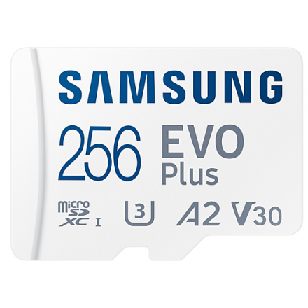 Карта памяти SAMSUNG MICROSDXC 256 GB EVO PLUS A2 V30 Карта памяти SAMSUNG MICROSDXC 256 GB EVO PLUS A2 V30